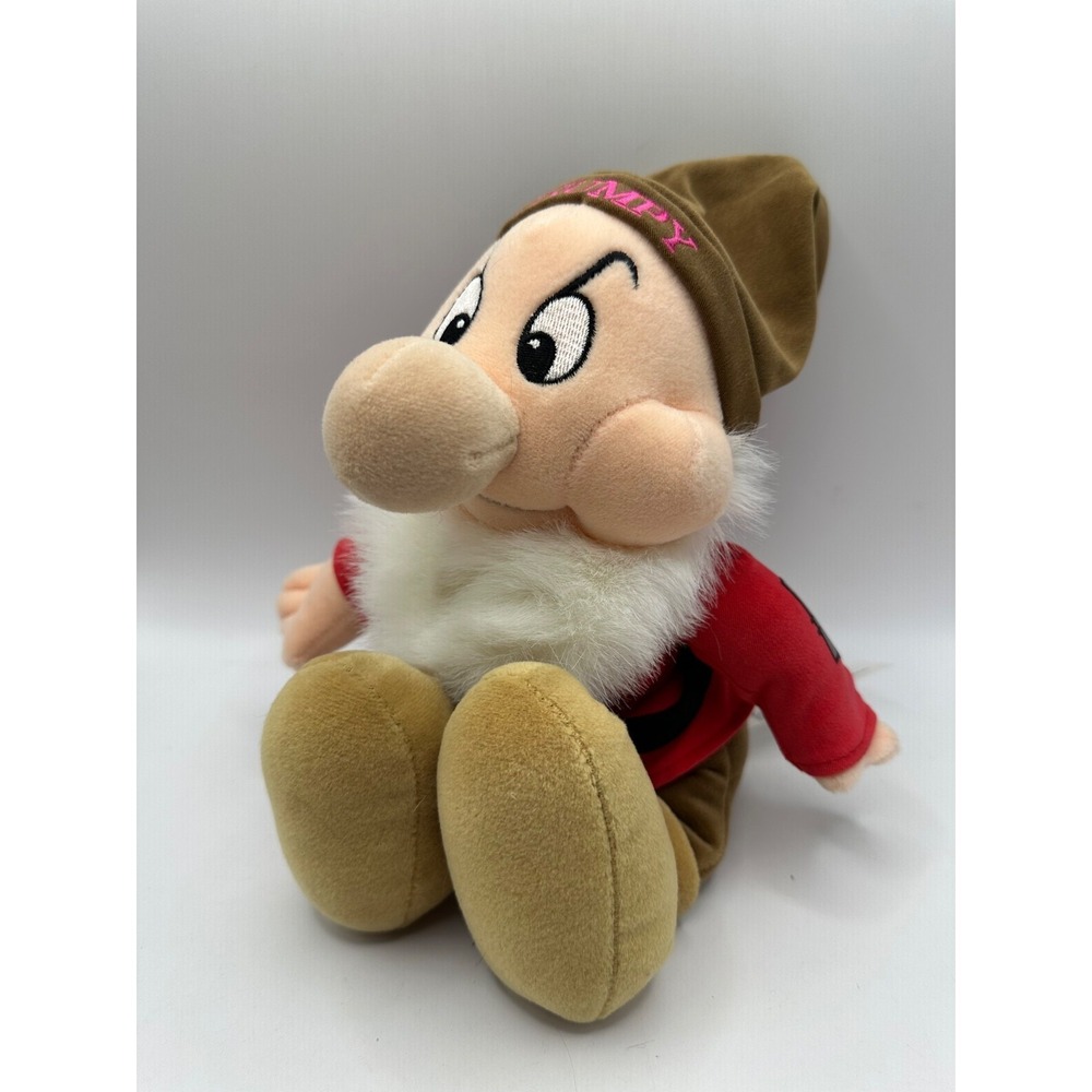 Disney Store 12" Grumpy Plush Snow White and the Seven Dwarves